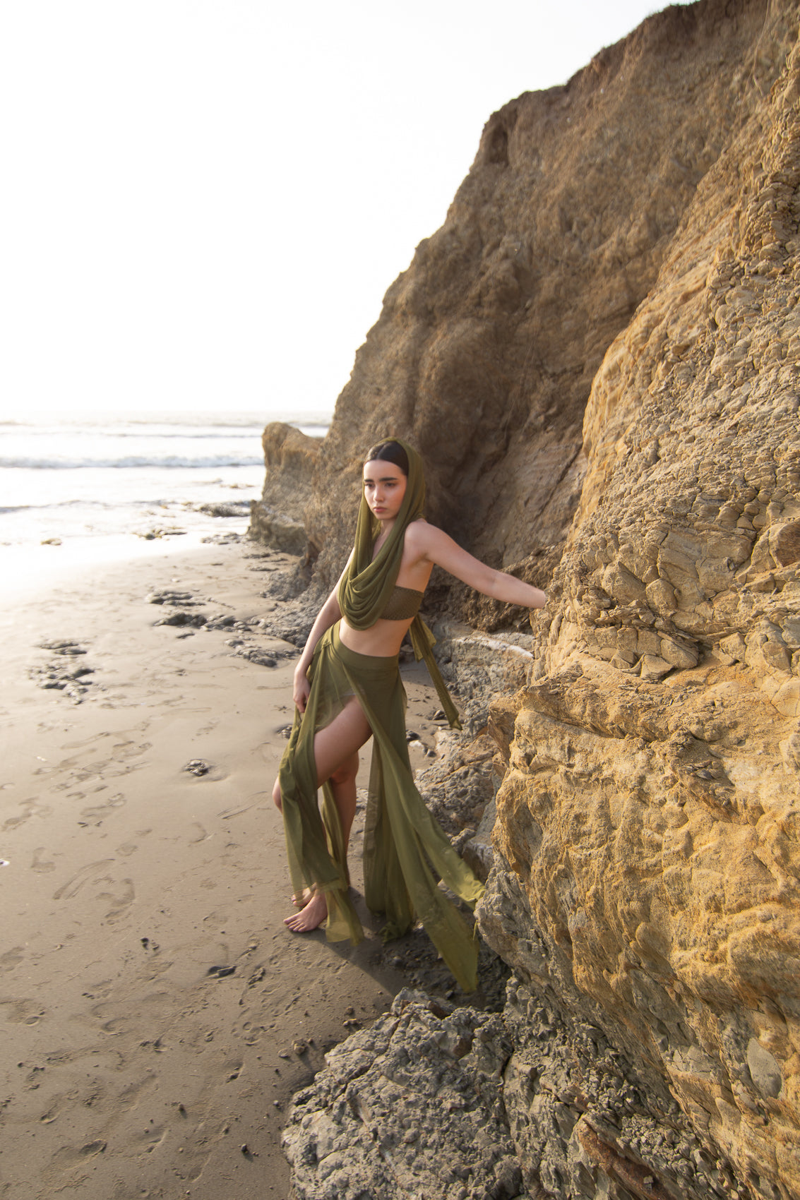 OLIVIA  SET OLIVE GREEN